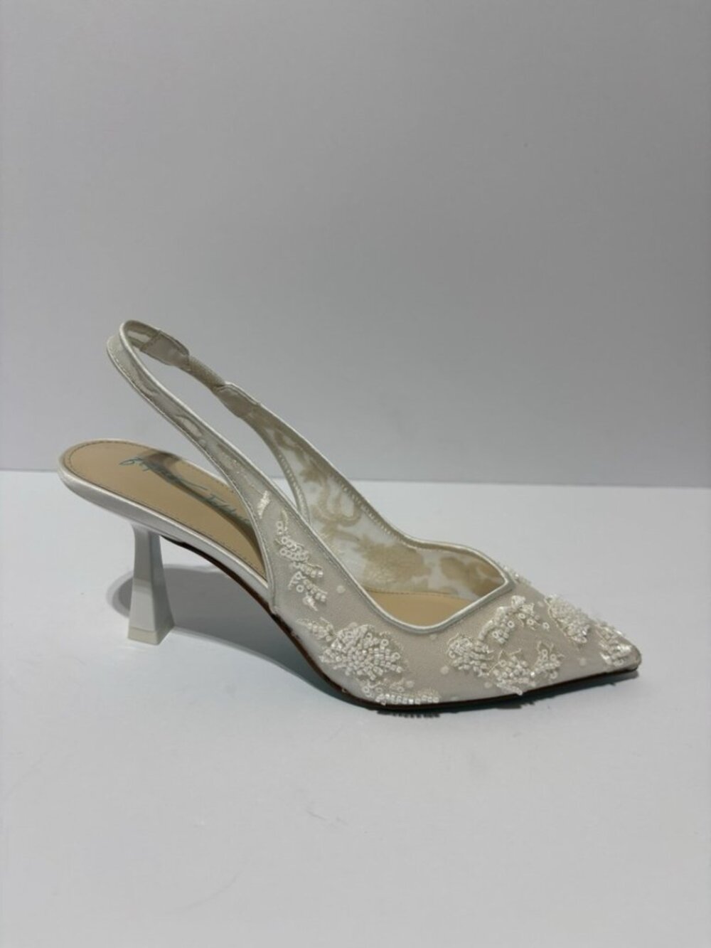 Betsey Johnson Women’s Cosmo Ivory Slingback Pumps, Size 7 M